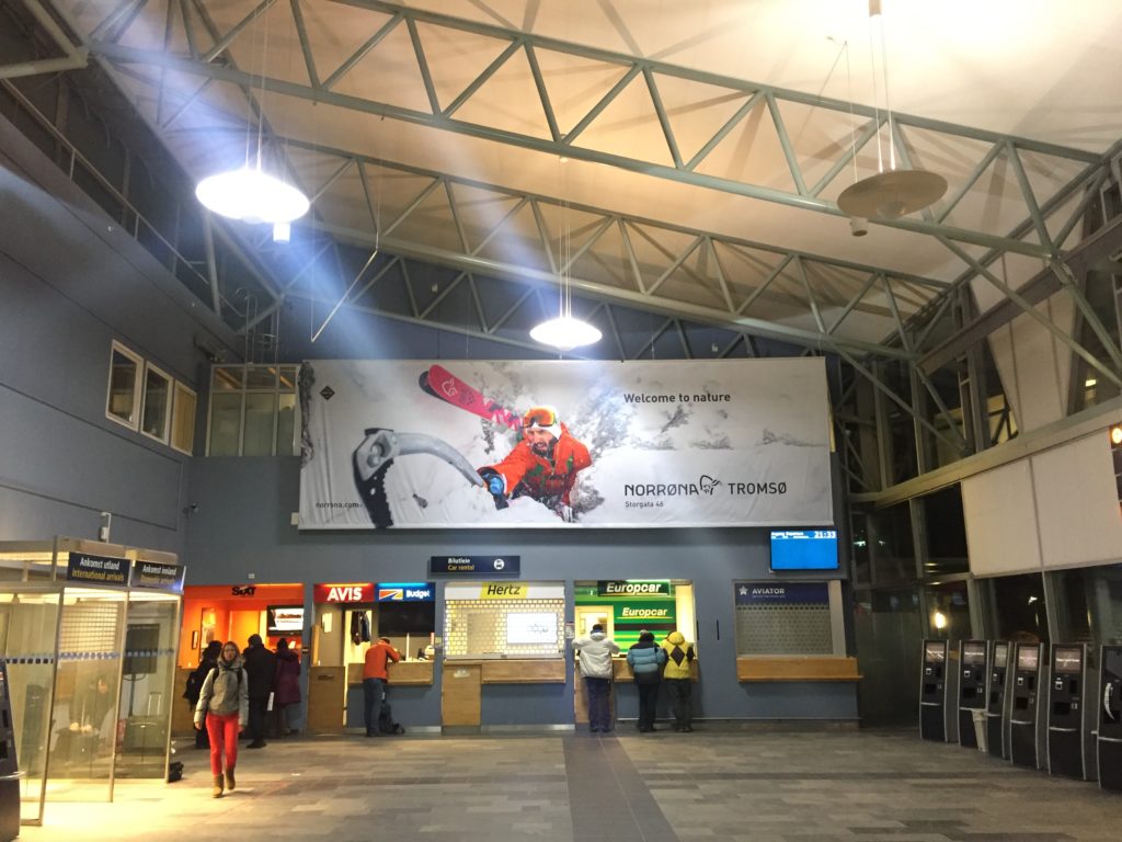 Viaggio Splitboard Norvegia Aeroporto Tromso