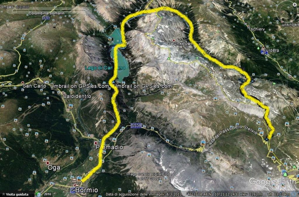 viaggi sport stelvio enduro mtb mappa giorno 2 piz umbrail 2