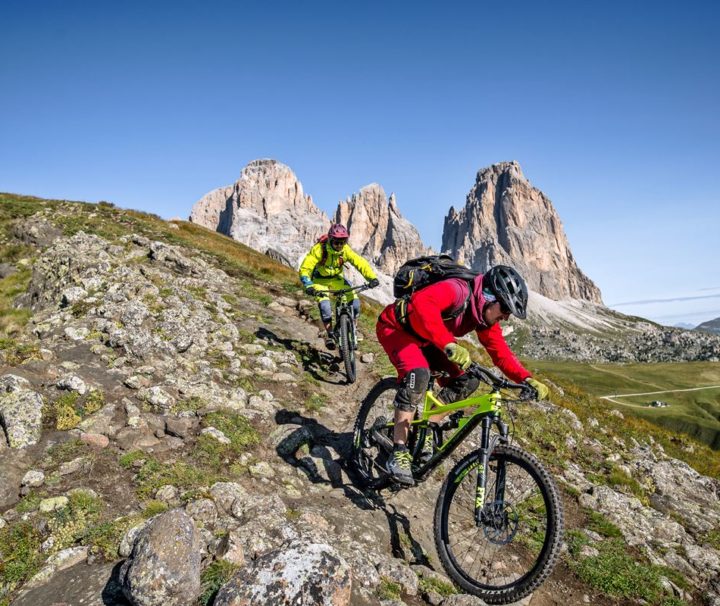 Mountain Bike Dolomiti Mtb Enduro Ebike Sella Ronda Tour Copyright Archivio Immagini Apt Val Di Fassa Photo Andrea Costa