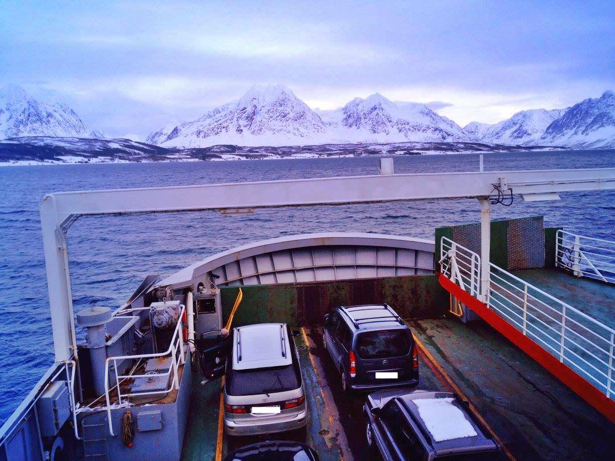 In traghetto da Tromso alle Lyngen Alps: Arriviamo!!!