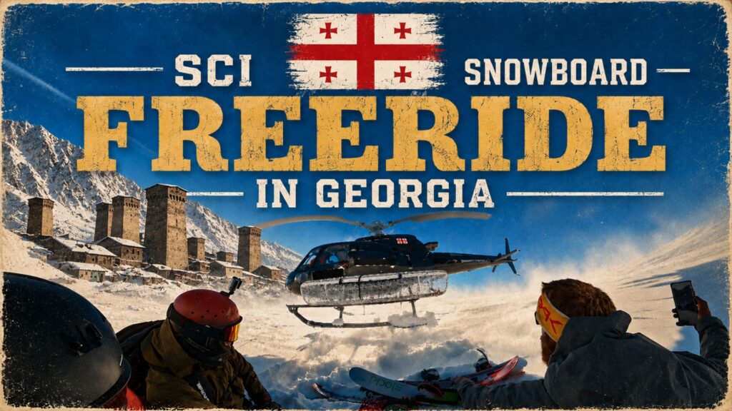 sci snowboard georgia freeride heliski caucaso powder sciare neve fresca scialpinismo splitboard