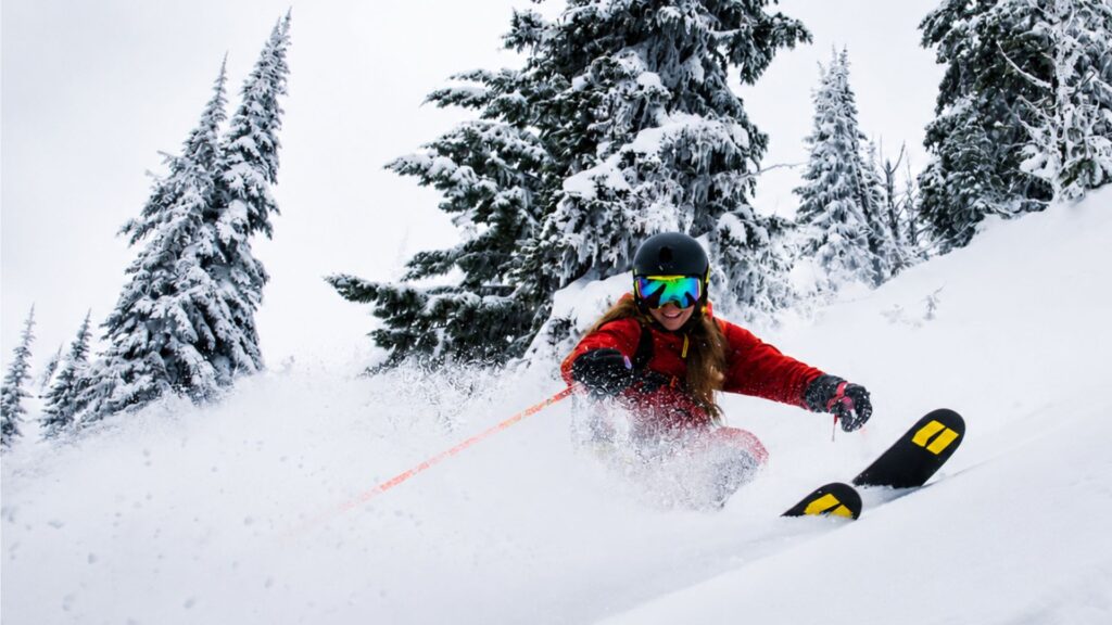 sci freeride in canada neve sciare powder