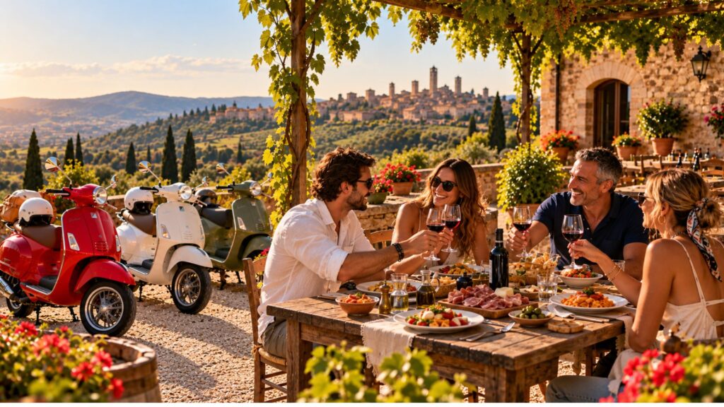 tour vespa italia vacanza