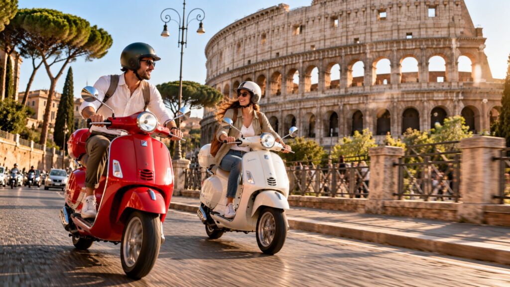 vacanza alternativa vespa italia tour