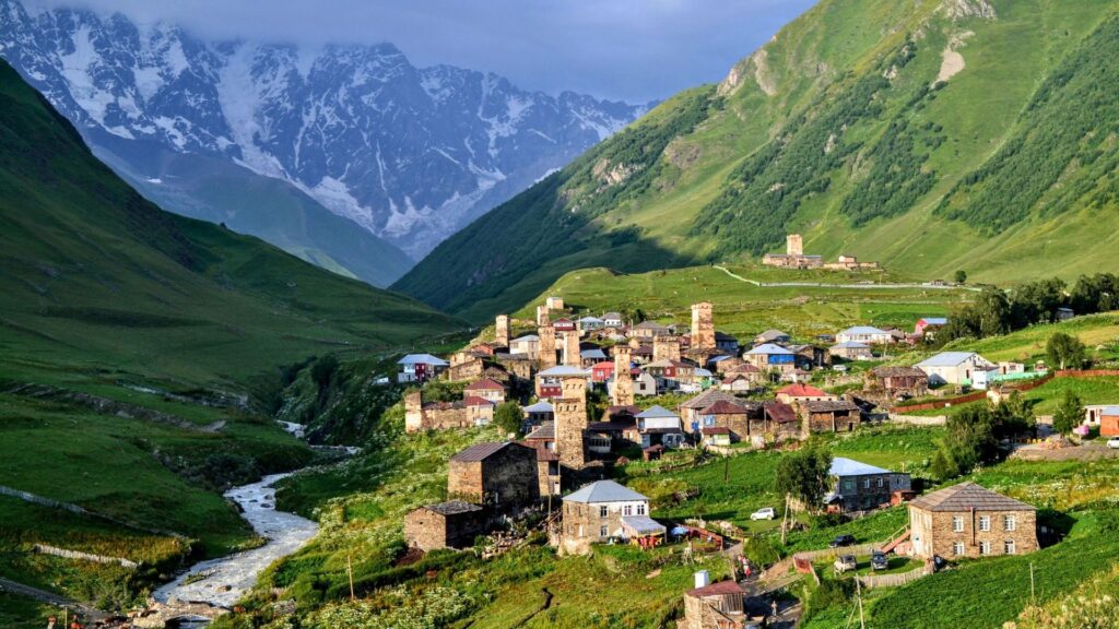 viaggio in moto gerogia caucaso villaggi