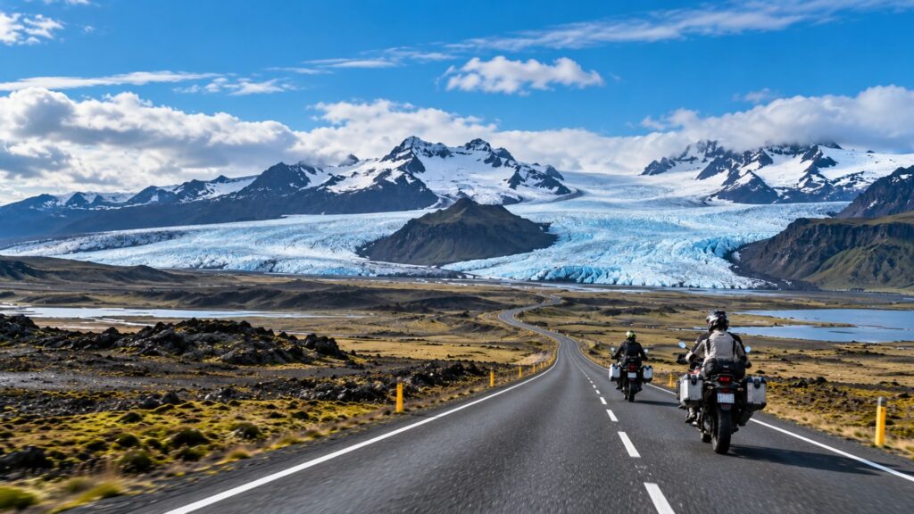 viaggio moto islanda strada
